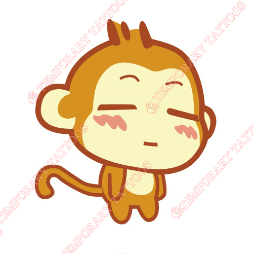 Monkey Customize Temporary Tattoos Stickers NO.8671
